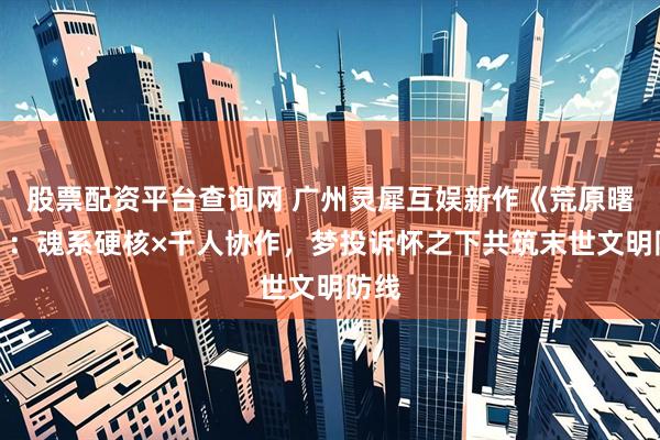 股票配资平台查询网 广州灵犀互娱新作《荒原曙光》：魂系硬核×千人协作，梦投诉怀之下共筑末世文明防线